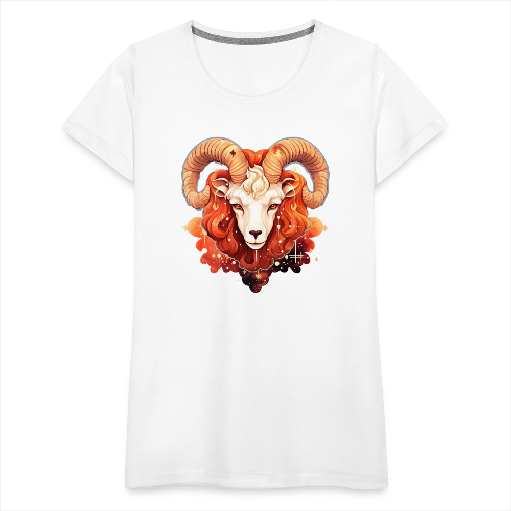 Women’s Symbol Aries Premium T-Shirt - white