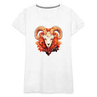 Thumbnail for Women’s Symbol Aries Premium T-Shirt - white