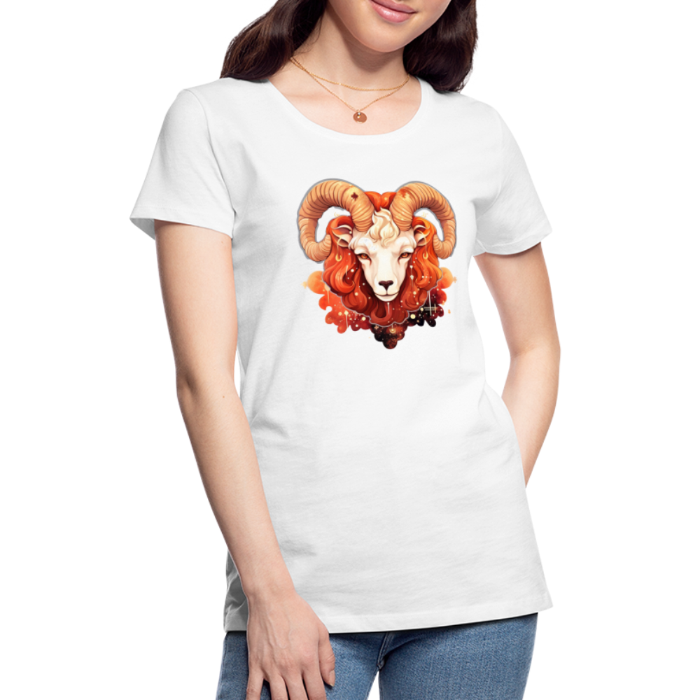 Women’s Symbol Aries Premium T-Shirt - white