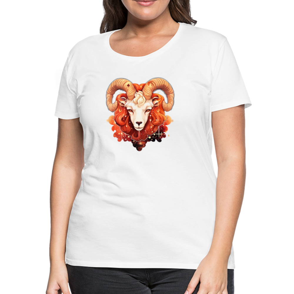 Women’s Symbol Aries Premium T-Shirt - white