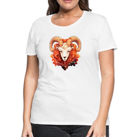 Thumbnail for Women’s Symbol Aries Premium T-Shirt - white