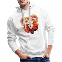 Thumbnail for Men’s Symbol Aries Premium Hoodie - white