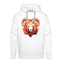 Thumbnail for Men’s Symbol Aries Premium Hoodie - white