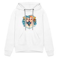 Thumbnail for Women’s Symbol Gemini Premium Hoodie - white