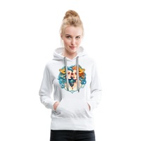 Thumbnail for Women’s Symbol Gemini Premium Hoodie - white