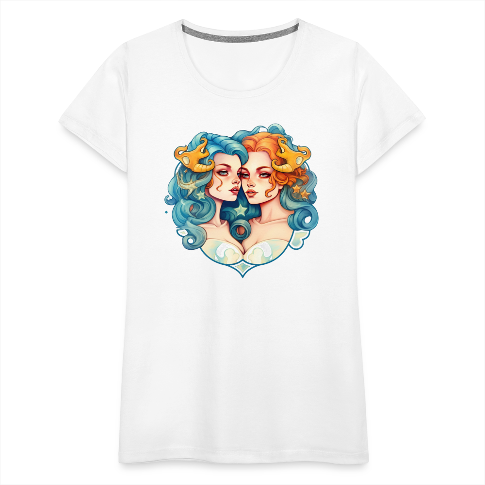 Women’s Symbol Gemini Premium T-Shirt - white