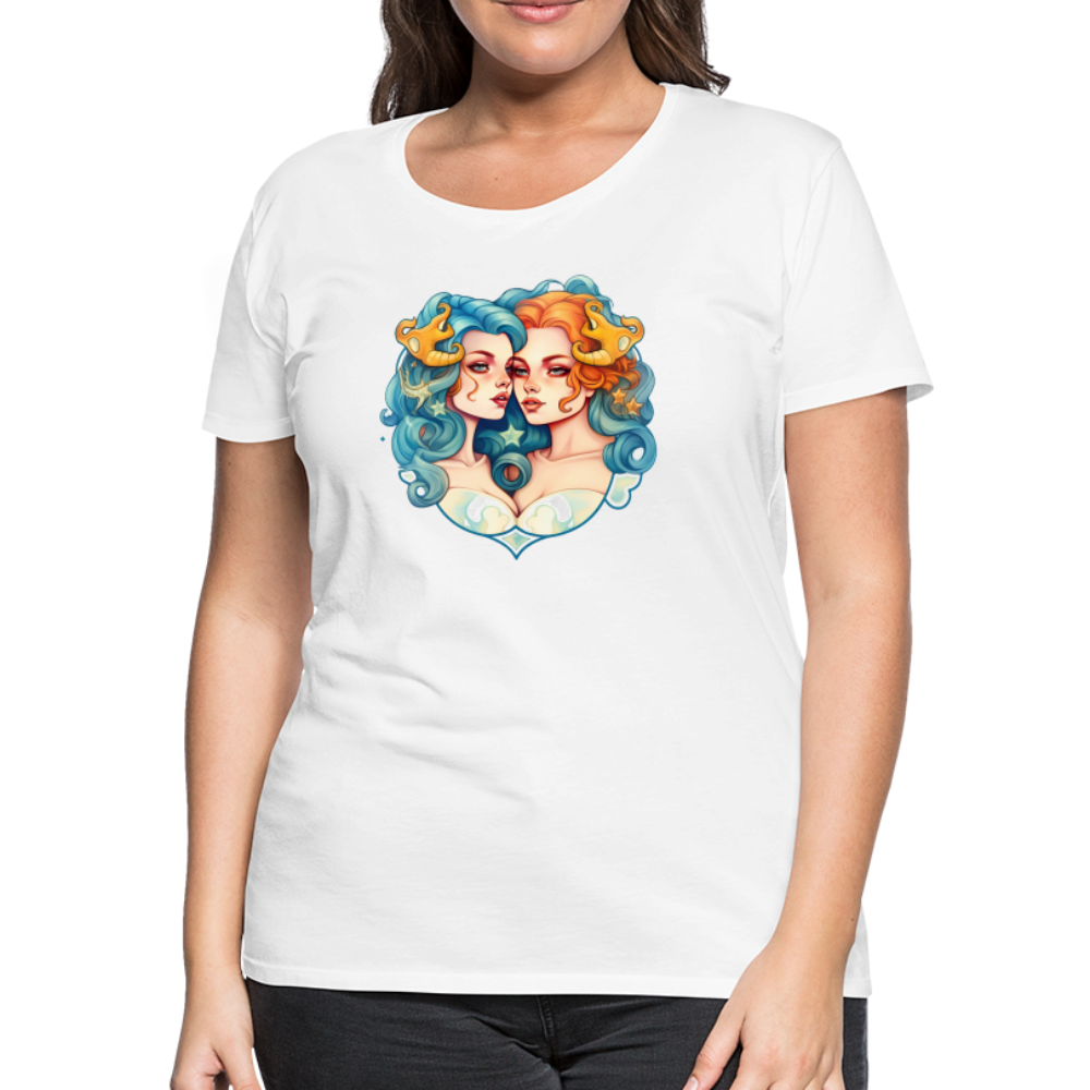 Women’s Symbol Gemini Premium T-Shirt - white