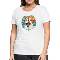 Thumbnail for Women’s Symbol Gemini Premium T-Shirt - white