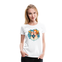 Thumbnail for Women’s Symbol Gemini Premium T-Shirt - white