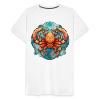 Thumbnail for Men's Symbol Cancer Premium T-Shirt - white