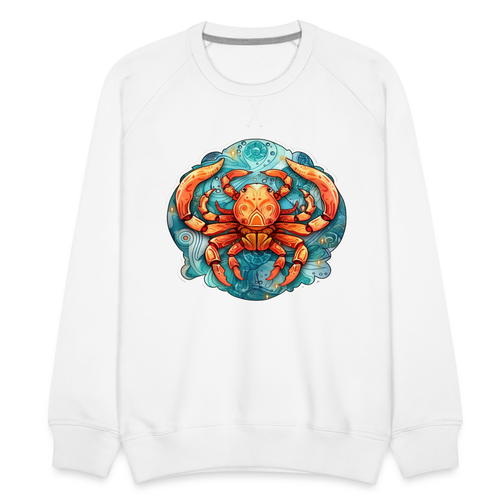 Men’s Symbol Cancer Premium Sweatshirt - white