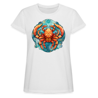 Thumbnail for Women's Symbol Cancer Relaxed Fit T-Shirt - white