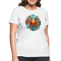 Thumbnail for Women's Symbol Cancer T-Shirt - white