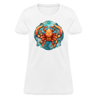 Thumbnail for Women's Symbol Cancer T-Shirt - white