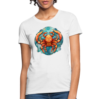 Thumbnail for Women's Symbol Cancer T-Shirt - white