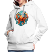 Thumbnail for Women’s Symbol Cancer Premium Hoodie - white