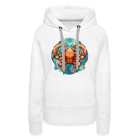 Thumbnail for Women’s Symbol Cancer Premium Hoodie - white