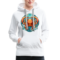 Thumbnail for Women’s Symbol Cancer Premium Hoodie - white