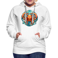 Thumbnail for Women’s Symbol Cancer Premium Hoodie - white