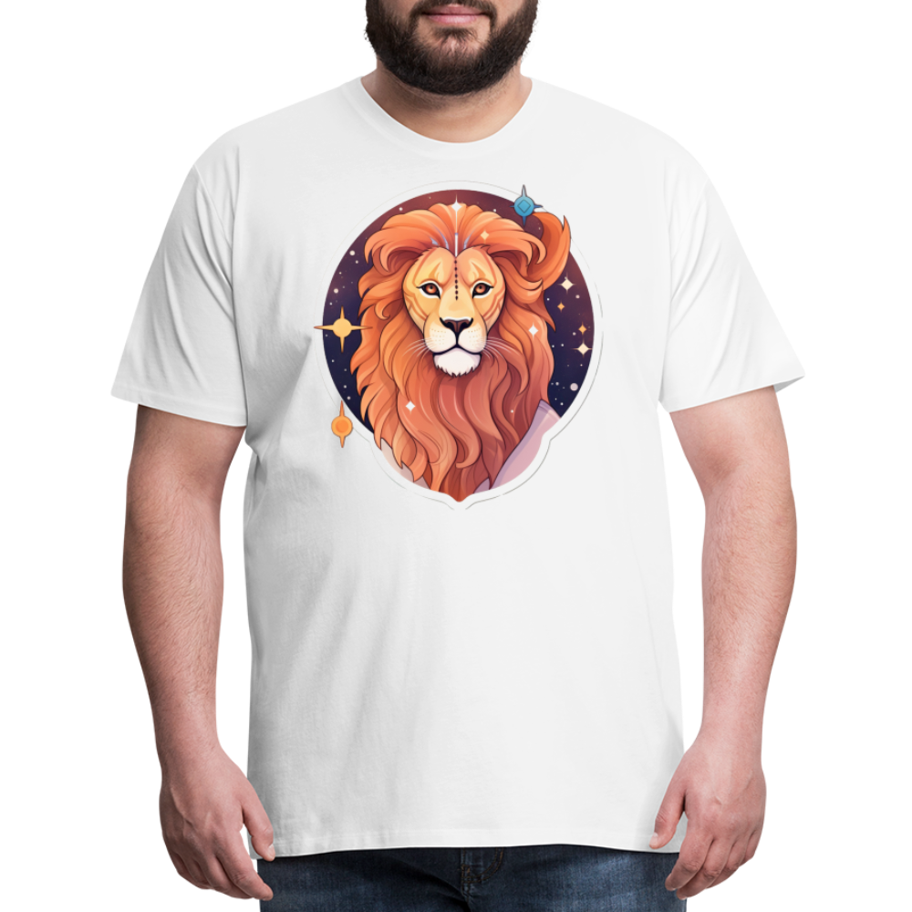 Men's Symbol Leo Premium T-Shirt - white