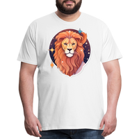 Thumbnail for Men's Symbol Leo Premium T-Shirt - white