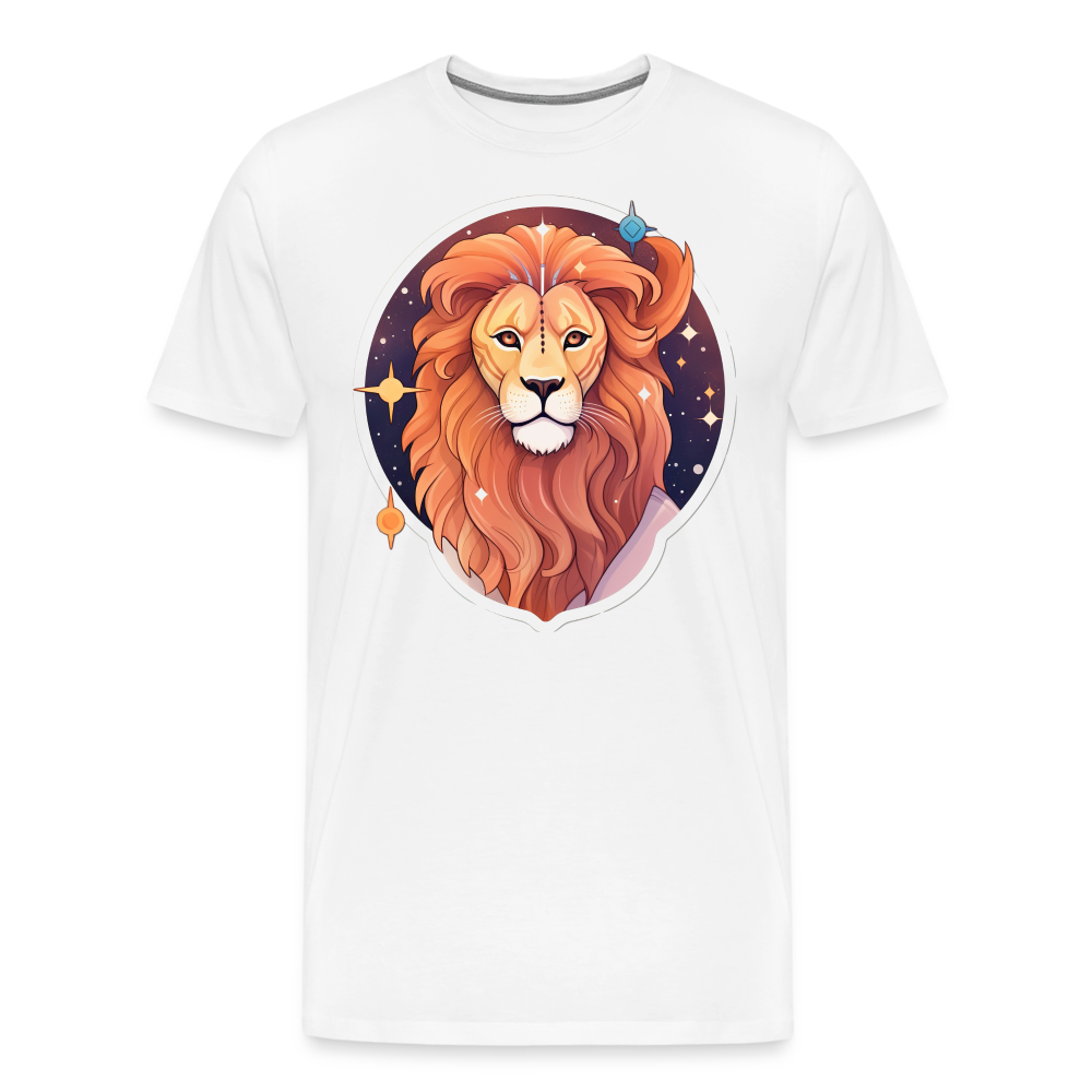 Men's Symbol Leo Premium T-Shirt - white