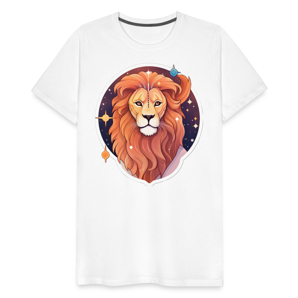 Men's Symbol Leo Premium T-Shirt - white