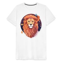 Thumbnail for Men's Symbol Leo Premium T-Shirt - white