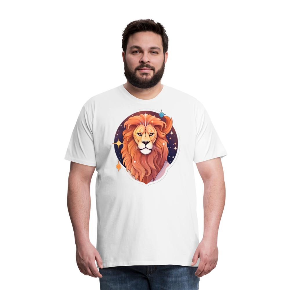 Men's Symbol Leo Premium T-Shirt - white