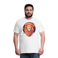 Thumbnail for Men's Symbol Leo Premium T-Shirt - white