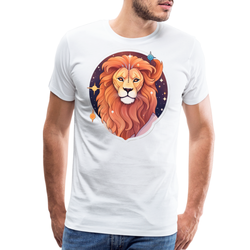 Men's Symbol Leo Premium T-Shirt - white