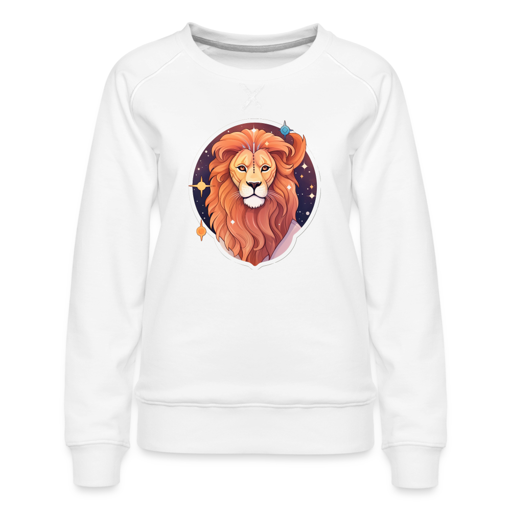 Women’s Symbol Leo Premium Sweatshirt - white