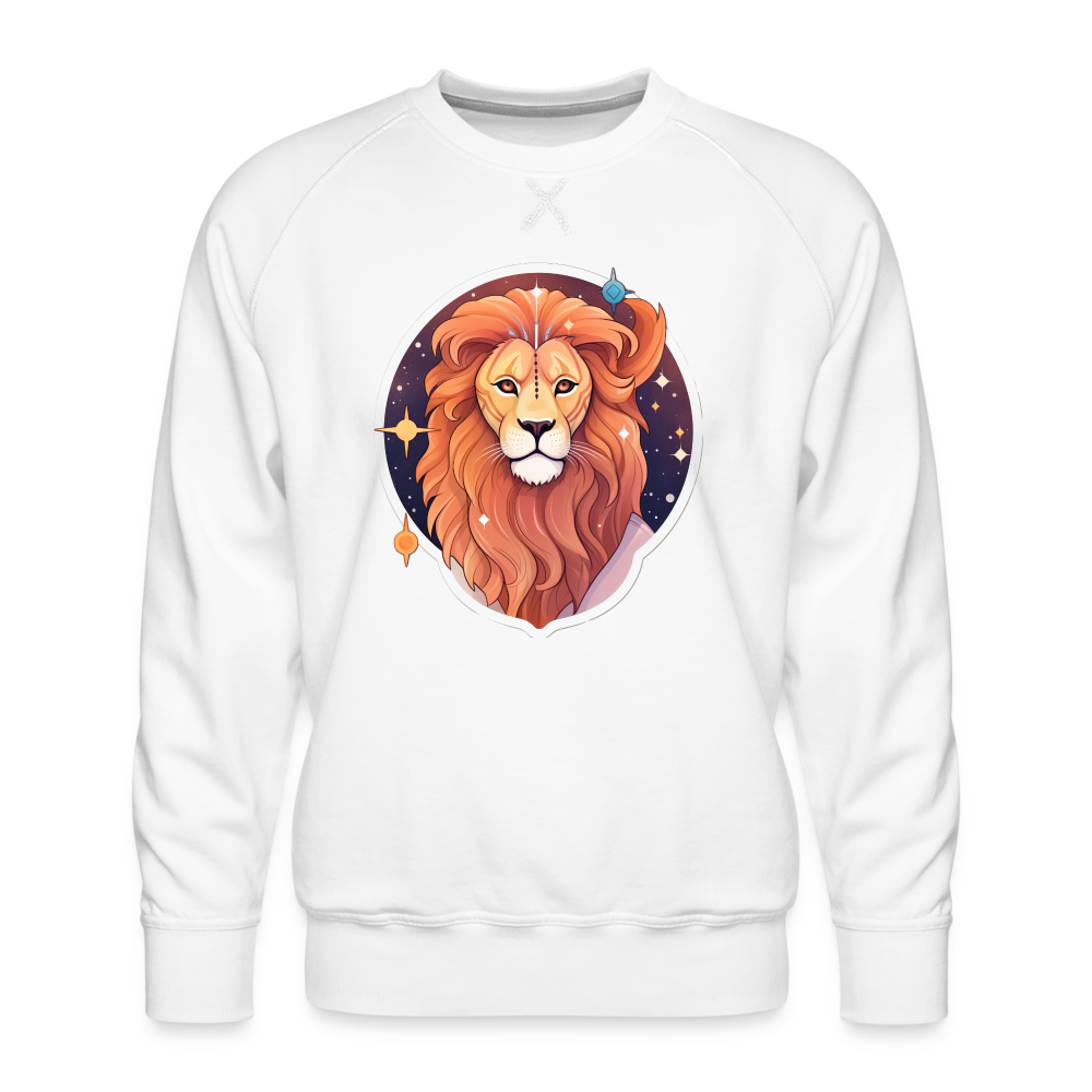 Men’s Symbol Leo Premium Sweatshirt - white