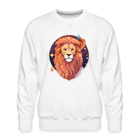 Thumbnail for Men’s Symbol Leo Premium Sweatshirt - white