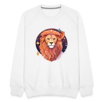 Thumbnail for Men’s Symbol Leo Premium Sweatshirt - white