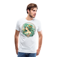 Thumbnail for Men's Symbol Virgo Premium T-Shirt - white