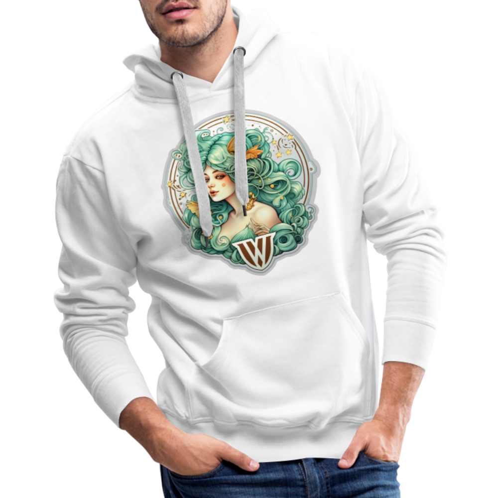 Men’s Symbol Virgo Premium Hoodie - white