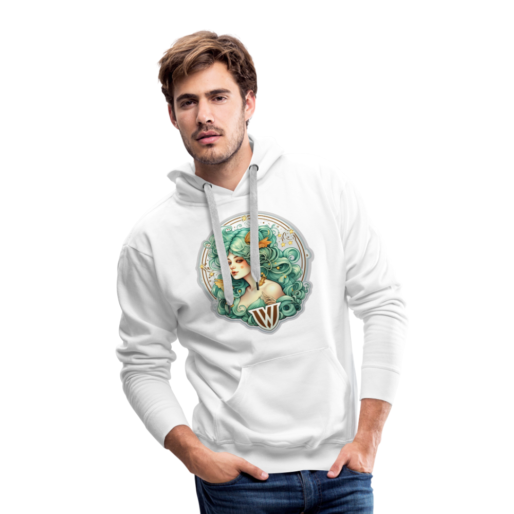 Men’s Symbol Virgo Premium Hoodie - white