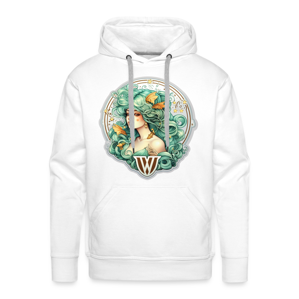 Men’s Symbol Virgo Premium Hoodie - white