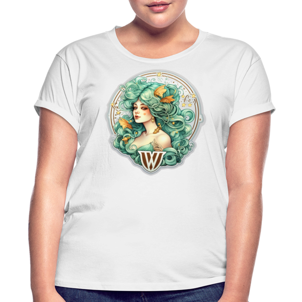 Women's Symbol Virgo Relaxed Fit T-Shirt - white