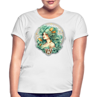 Thumbnail for Women's Symbol Virgo Relaxed Fit T-Shirt - white