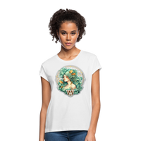 Thumbnail for Women's Symbol Virgo Relaxed Fit T-Shirt - white