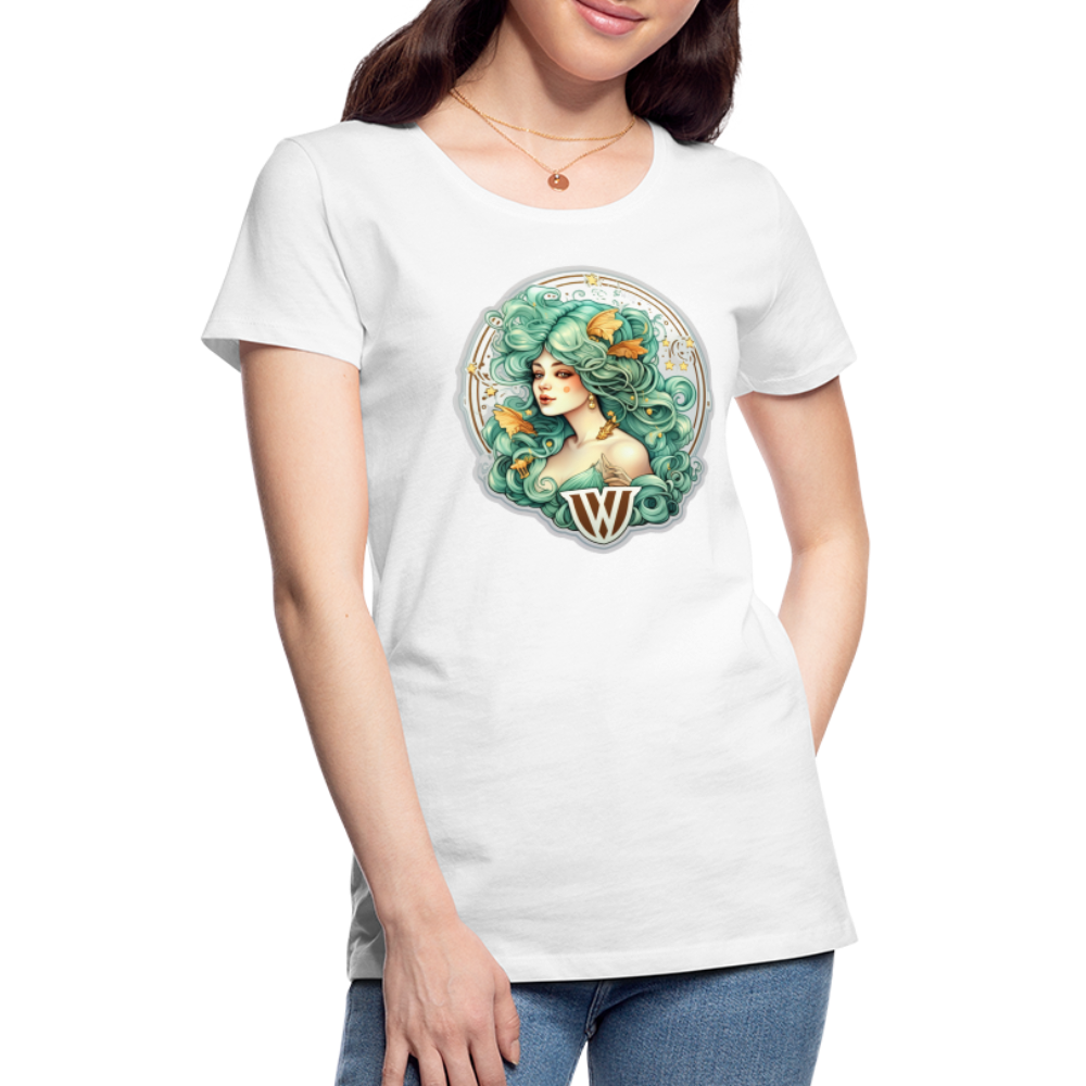 Women’s Symbol Virgo Premium T-Shirt - white