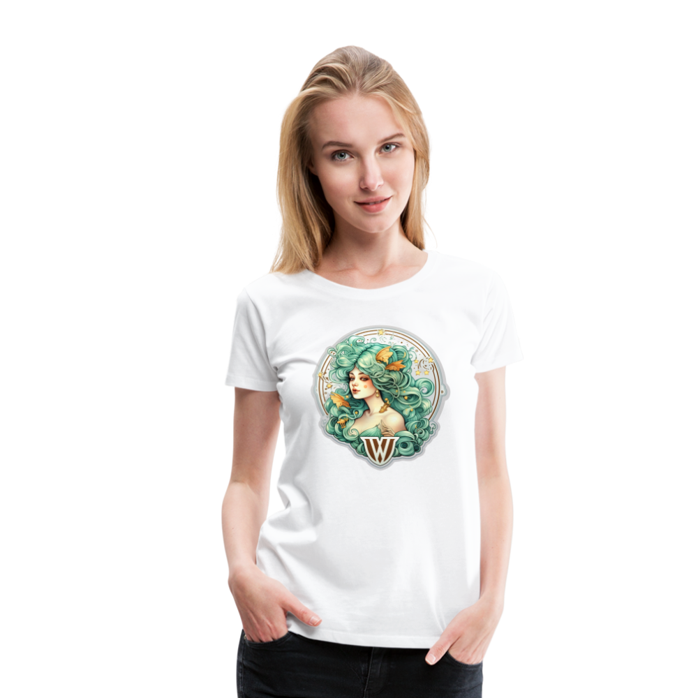 Women’s Symbol Virgo Premium T-Shirt - white