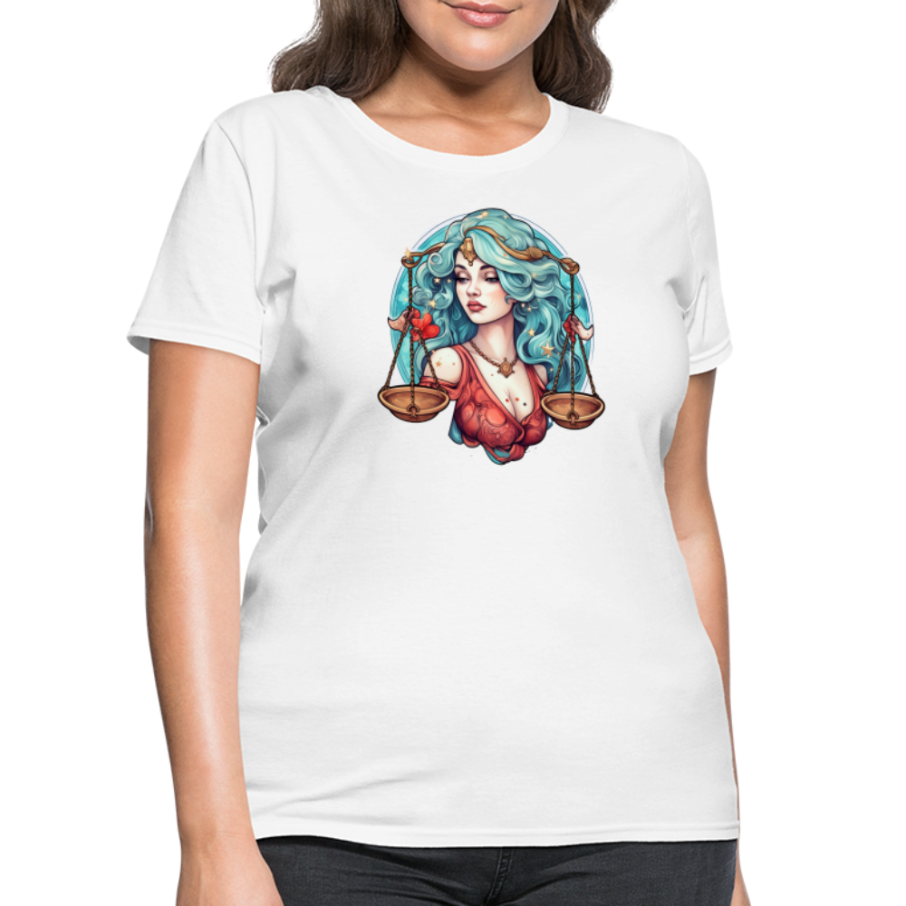 Women's Symbol Libra T-Shirt - white