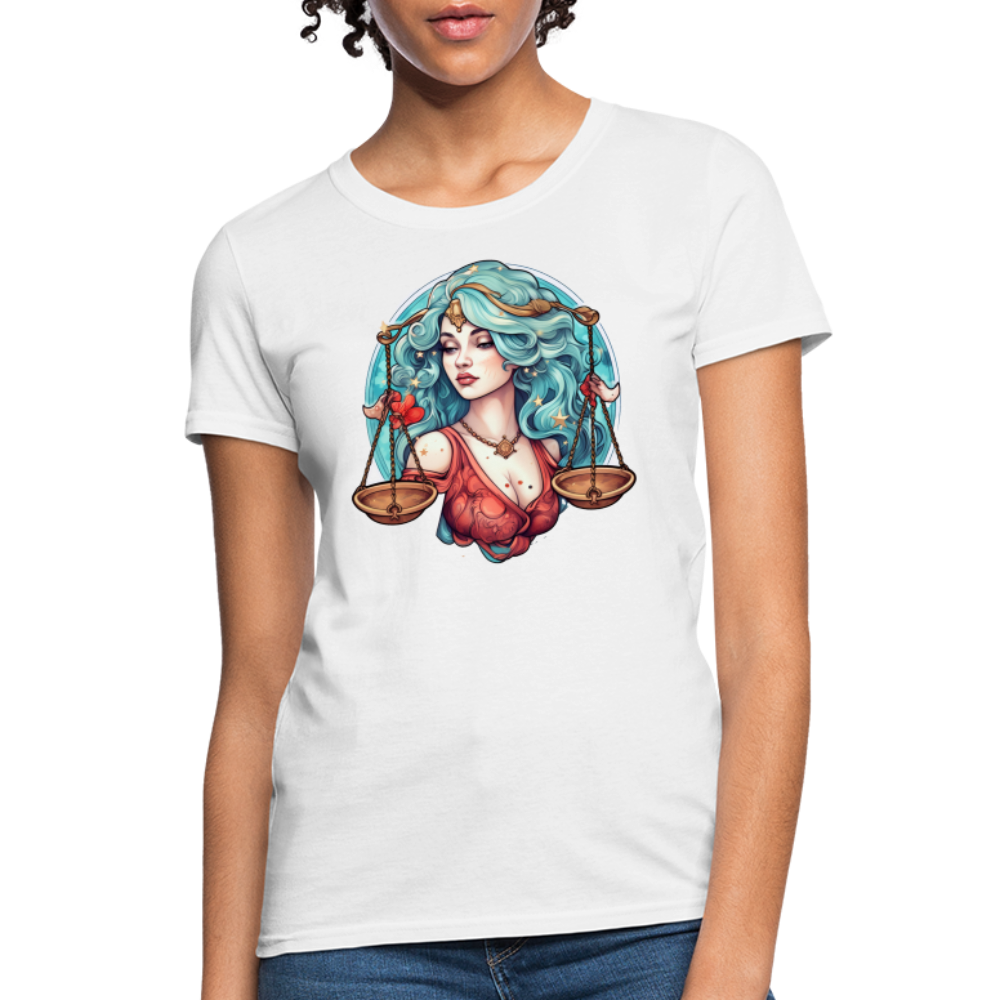 Women's Symbol Libra T-Shirt - white