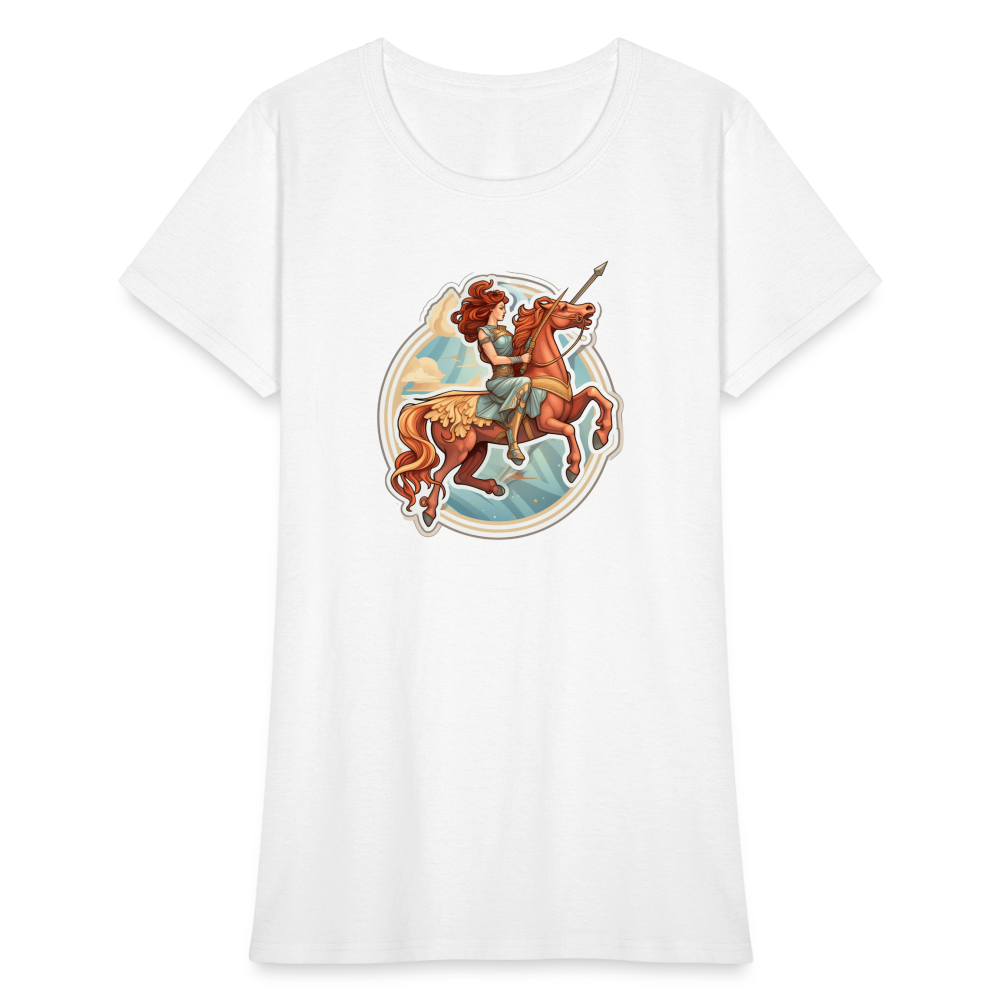 Women's Symbol Sagittarius T-Shirt - white