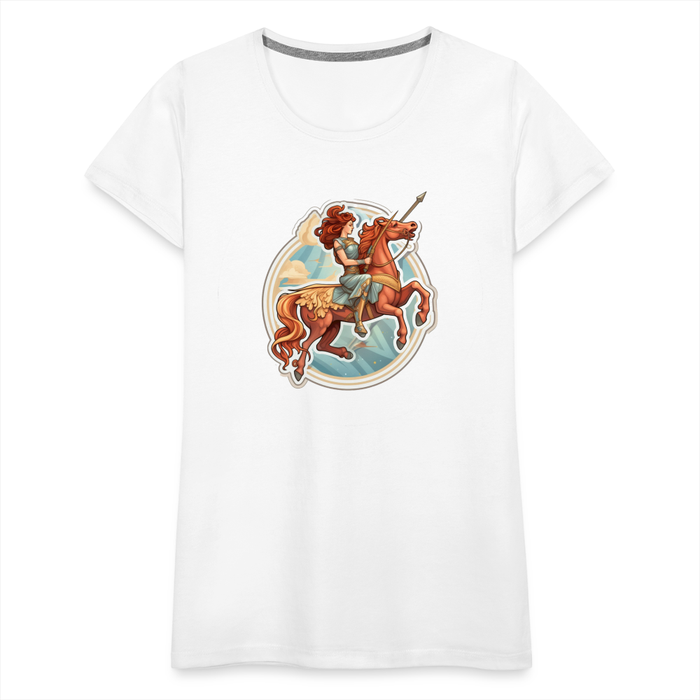 Women’s Symbol Sagittarius Premium T-Shirt - white