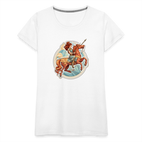 Thumbnail for Women’s Symbol Sagittarius Premium T-Shirt - white