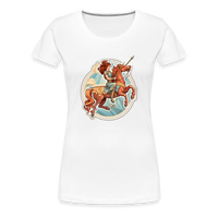 Thumbnail for Women’s Symbol Sagittarius Premium T-Shirt - white